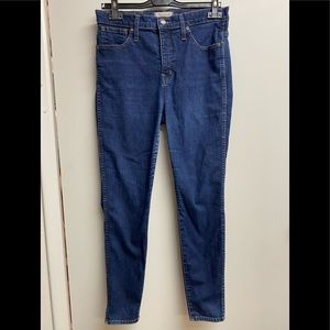 037 Madewell 10” high-rise skinny‎ jeans womens 30.